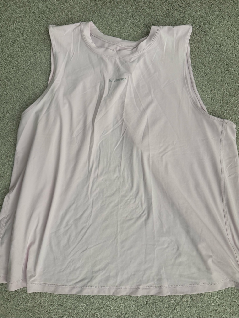lululemon athletica Pale Pink Sleeveless Crew Tank